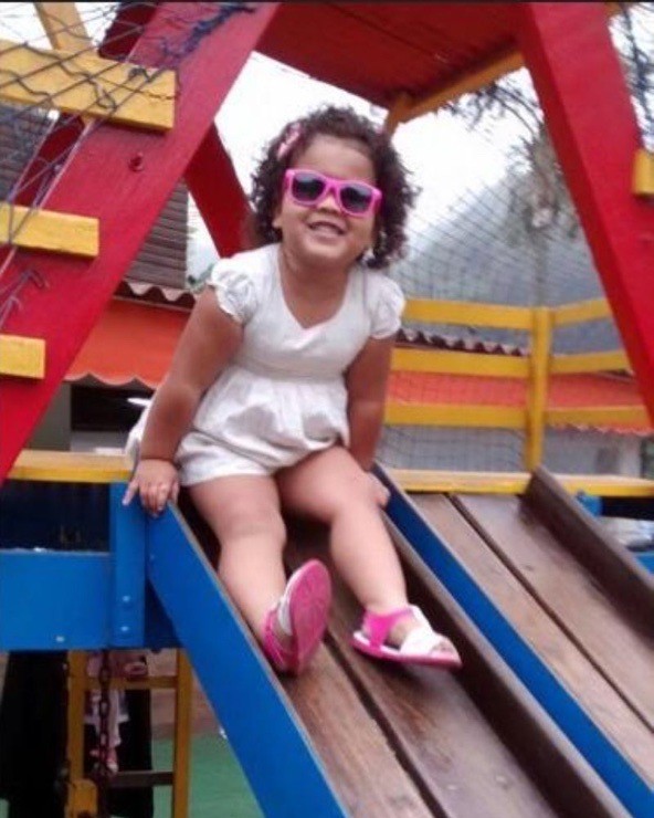 Maria Luisa aos 5 anos